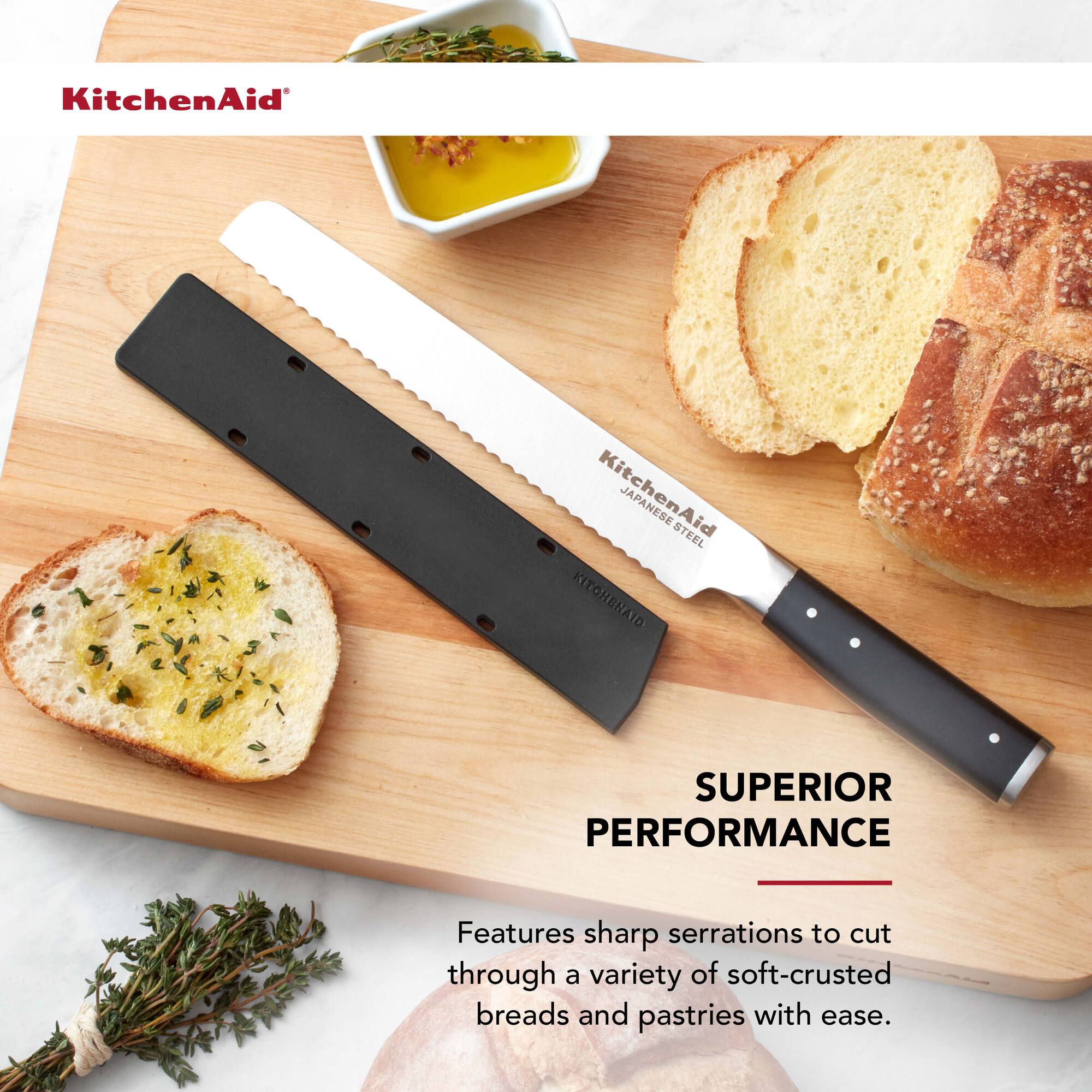KitchenAid Gourmet 8" Bread Knife with Sheath